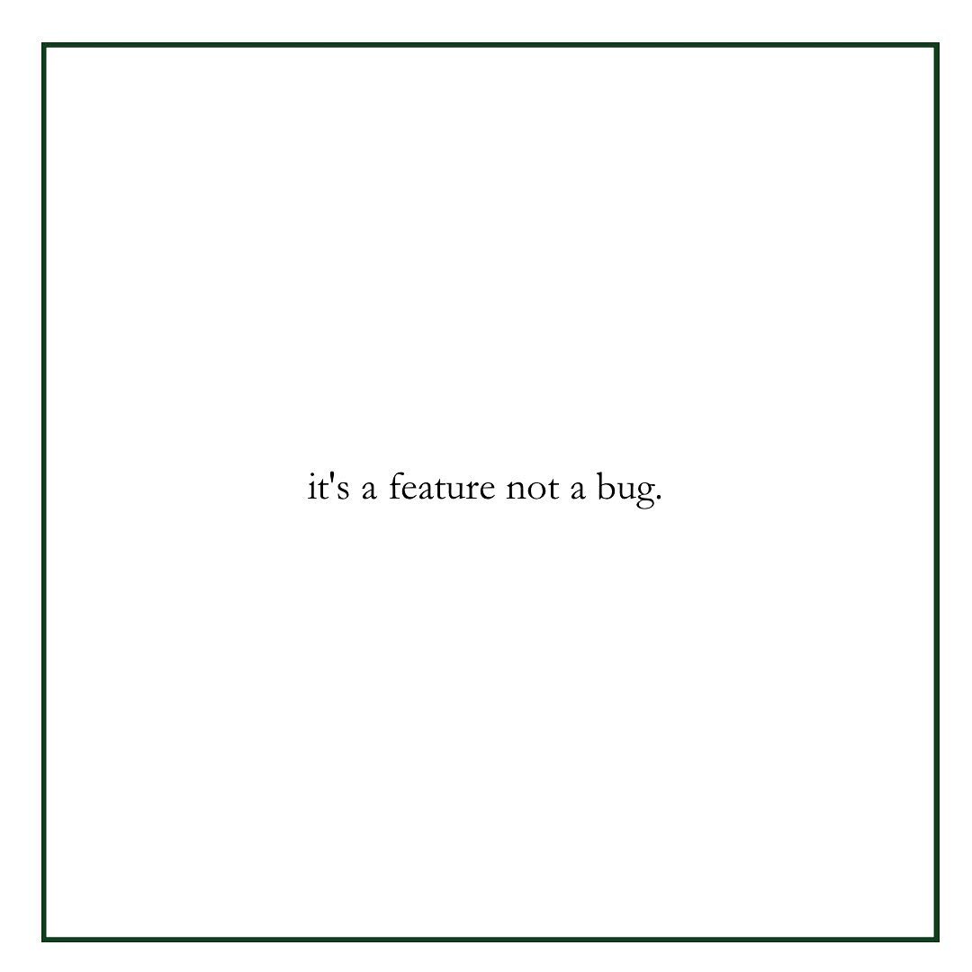 👋🏽 What&rsquo;s up everyone and welcome to anyone new or to our returning friends. We&rsquo;re @featurenotabugpodcast &amp; thought it would be fun to share how we came up with our name. 

💻&quot;Feature, not a bug&quot; is a phrase commonly used 