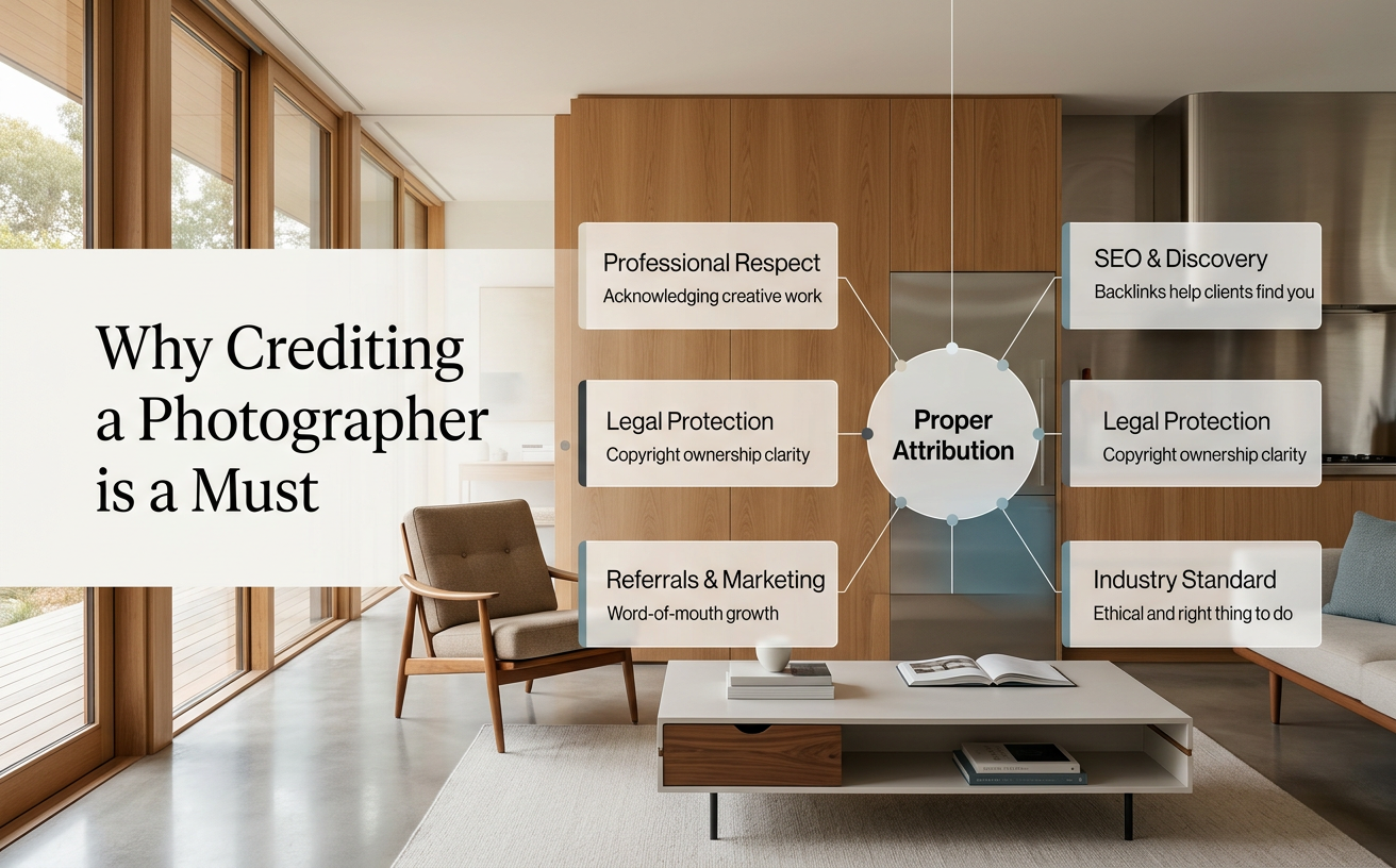 Why Crediting Your Photographer Is Non‑Negotiable in Architecture and Design