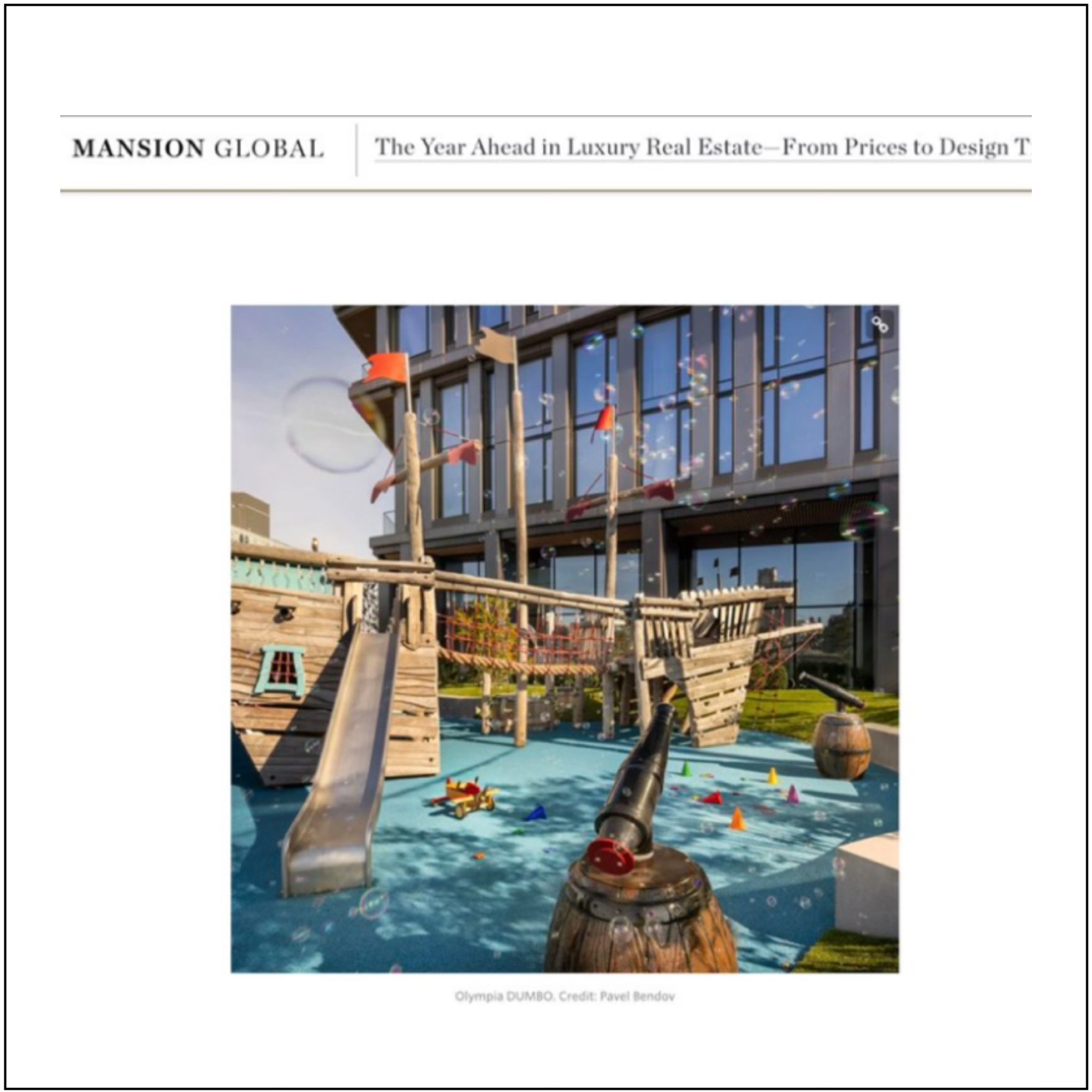 Olympia Dumbo featured in Mansion Global