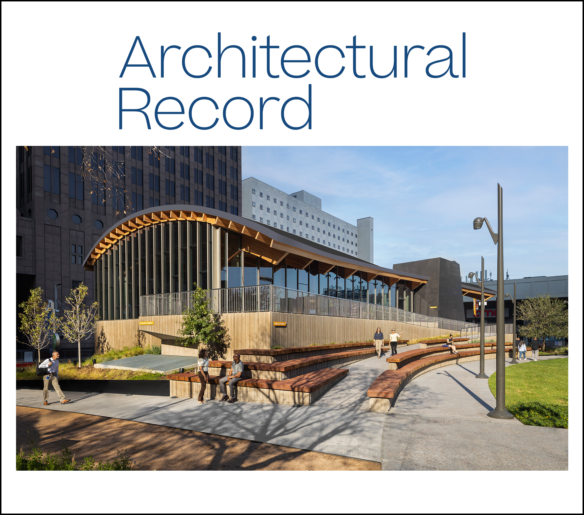 Lynn Wyatt Square featured in Architectural Record Pavel Bendov