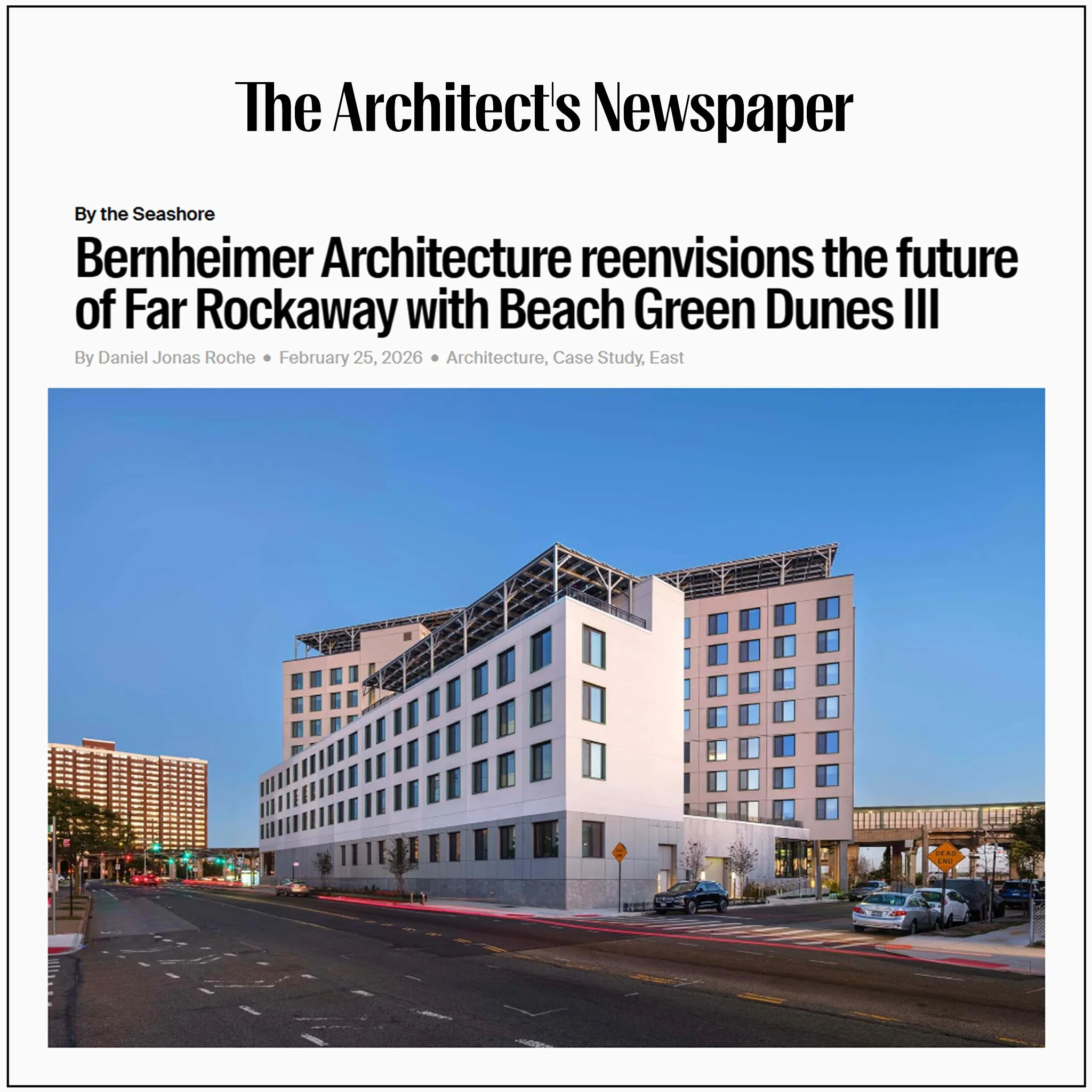 Beach Green Dunes 3 Affordable Housing, Location: Queens, New York, Architect: Bernheimer Architecture