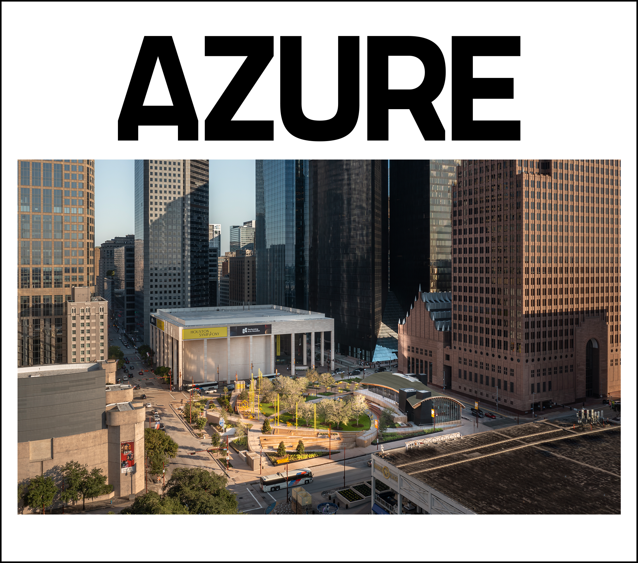 Lynn Wyatt Square in Azure Magazine