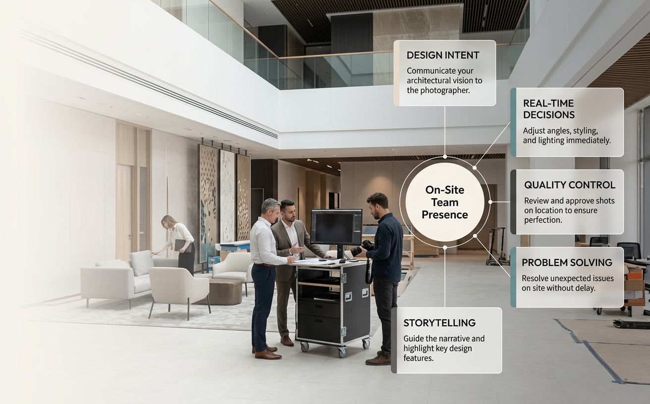 Why Your Team's On-Site Presence is important During Architectural Photography