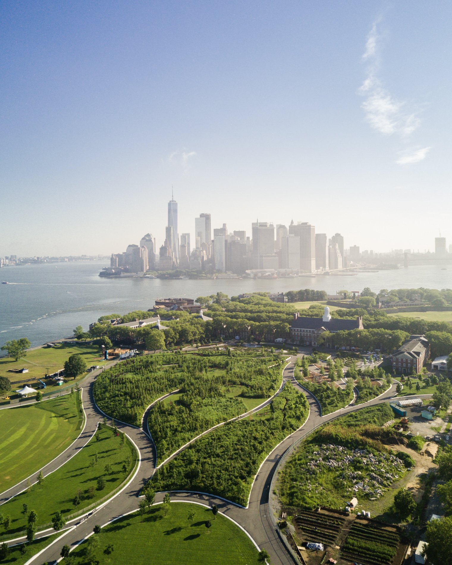 Governors Island Park by West 8, Landscape Architecture by MNLA