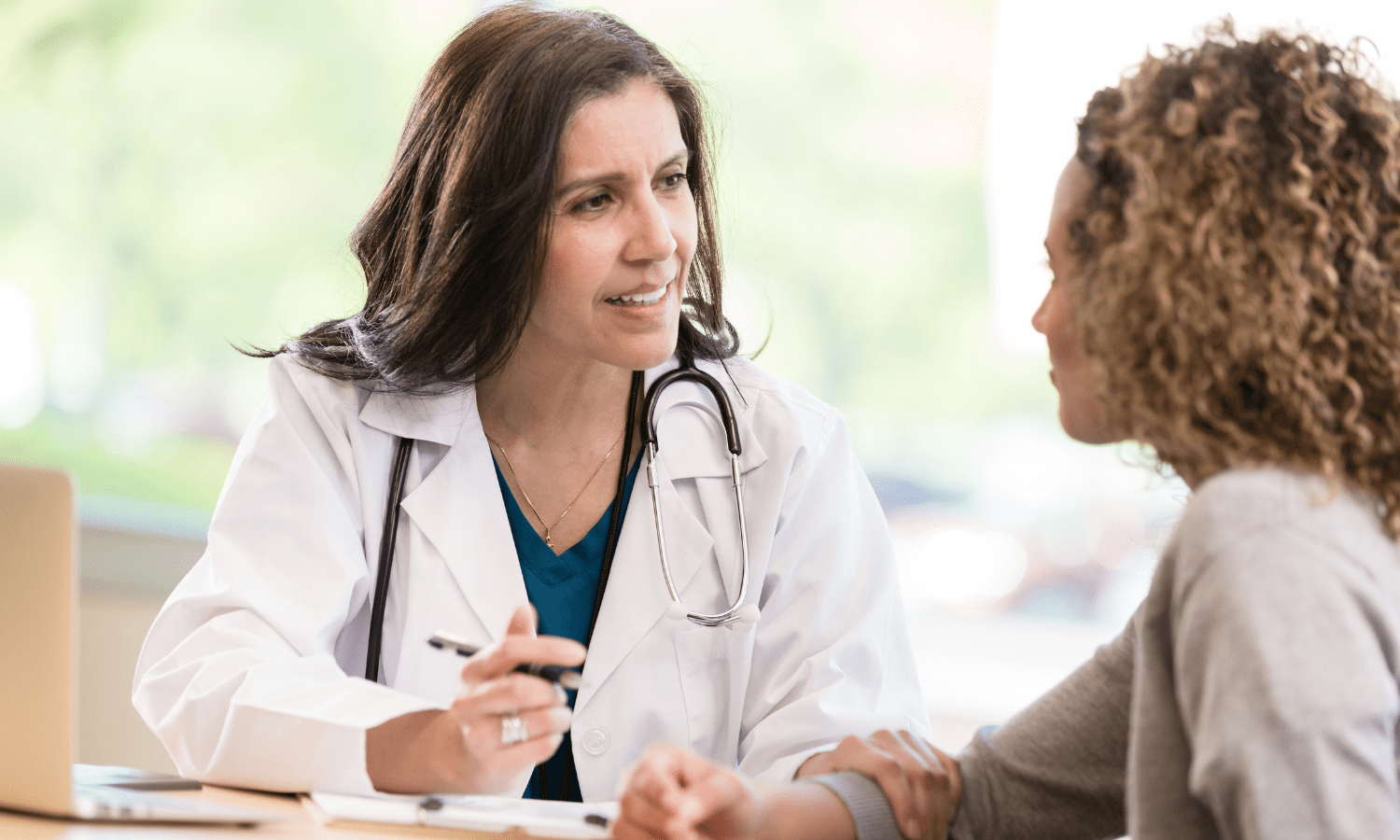 The doctor is explaining to the patient how common premature peripheral artery disease is.