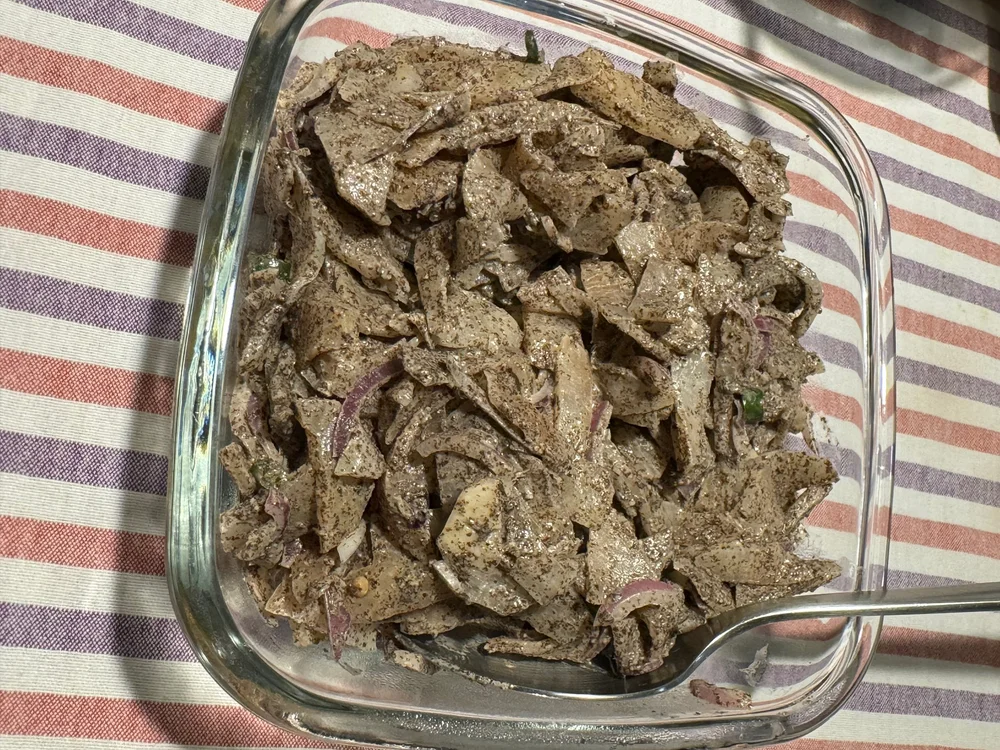 Taro with parilla seeds