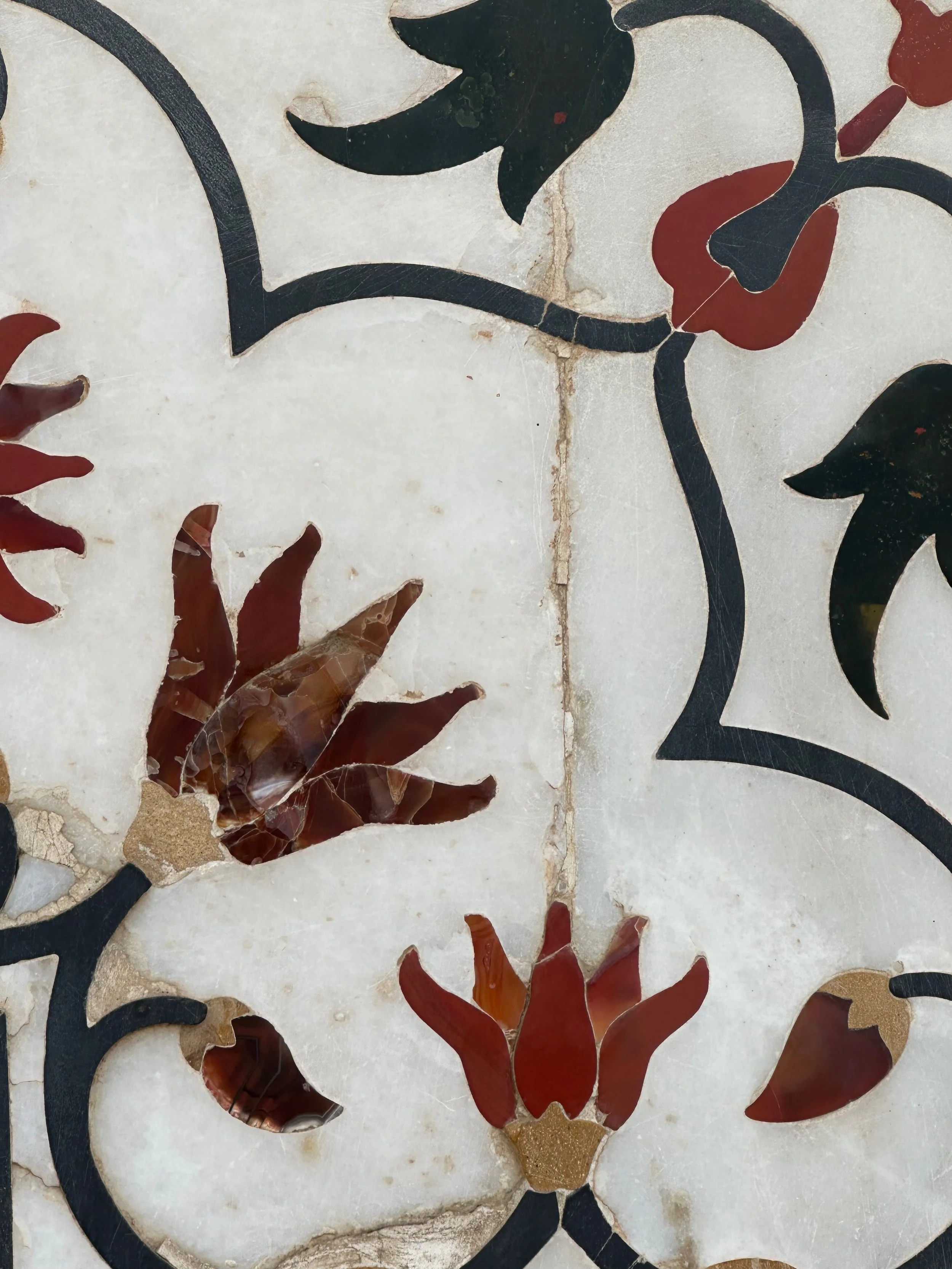 Inlay work at the Taj