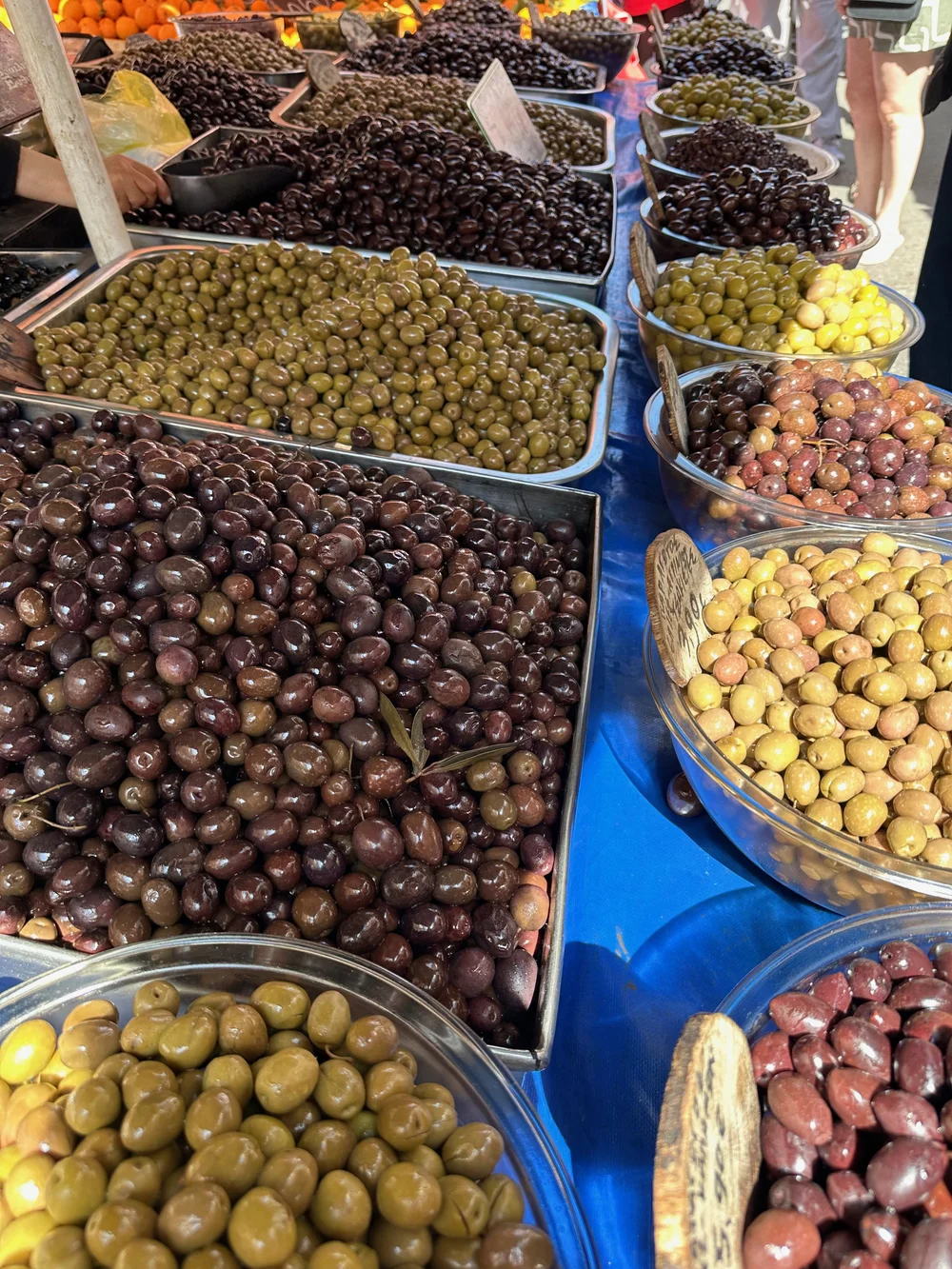 Olives everywhere