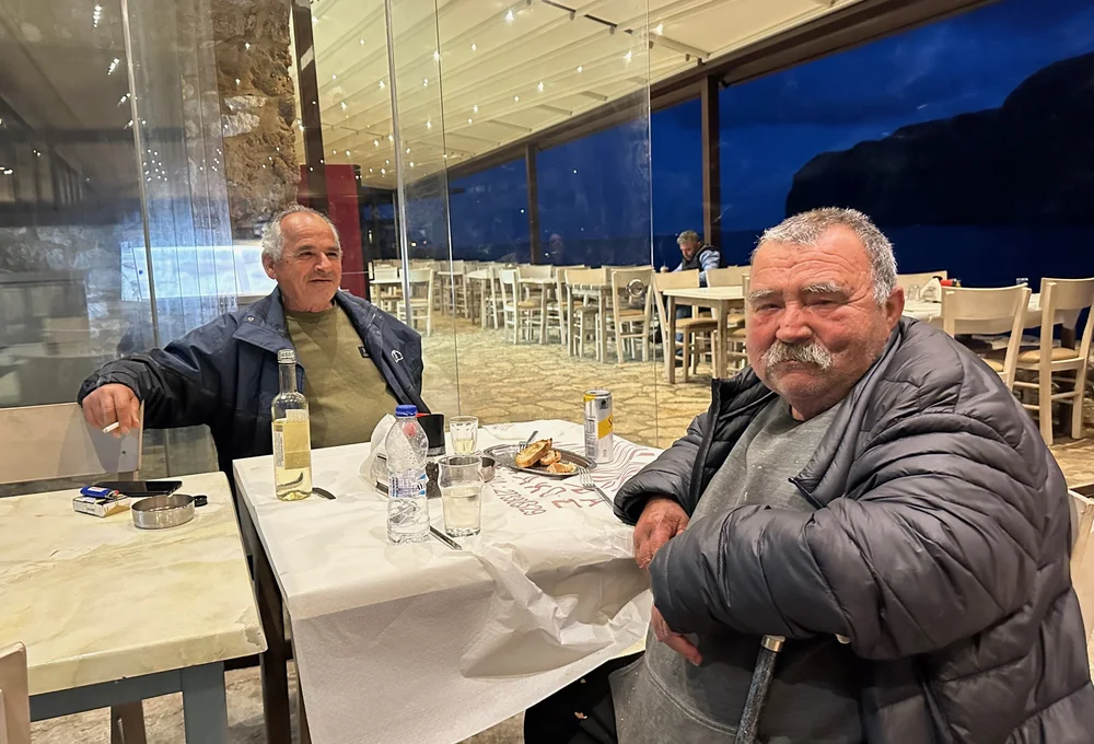 The boys: regulars at Mahni Mahni