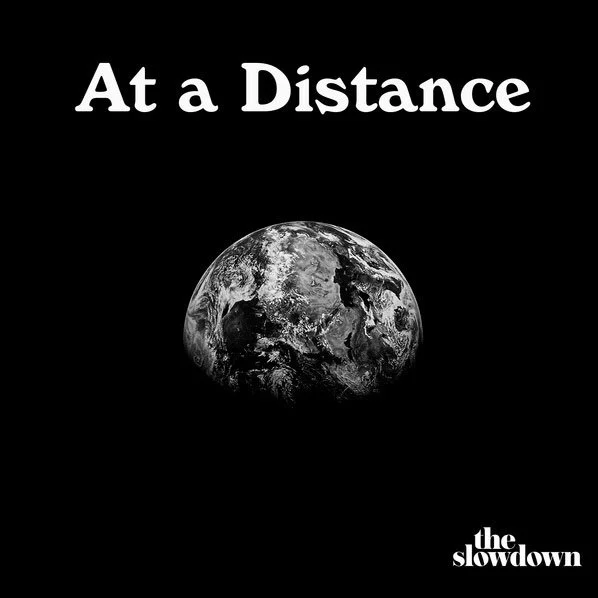 At a Distance podcast graphic