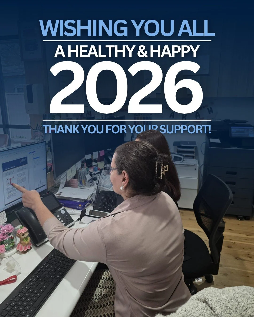 As we step into 2026, we want to say a heartfelt thank you to our patients, partners, and community for your continued trust and support. 💙
We&rsquo;re proud to keep working alongside you to deliver thoughtful, evidence-based care and to keep advanc