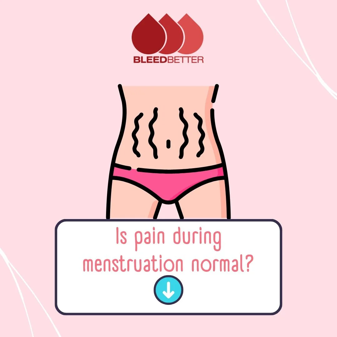 Heavy menstrual bleeding accompanied by pain can be a sign of underlying conditions such as fibroids, adenomyosis, or endometriosis. While some cramping is common, severe or persistent pain is not typical and requires medical evaluation. You should c