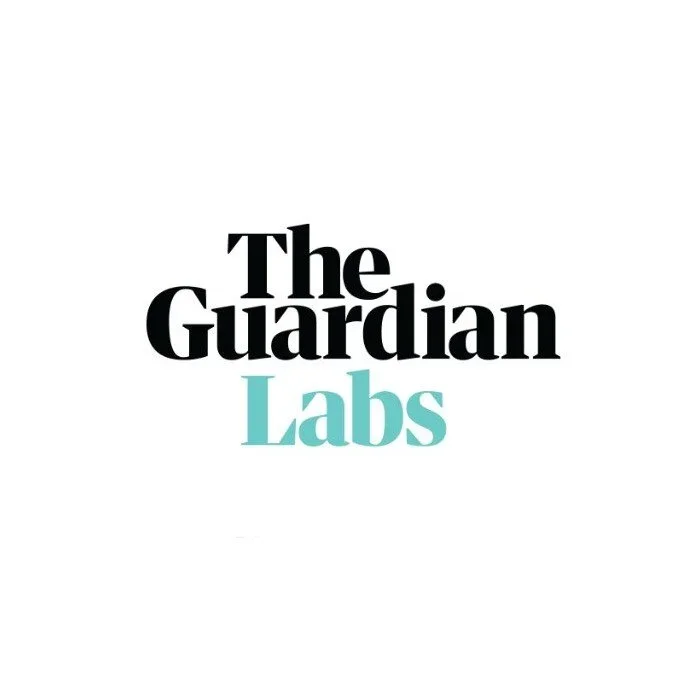 The Guardian Labs logo with the words 'The Guardian' in black and 'Labs' in blue on a white background.