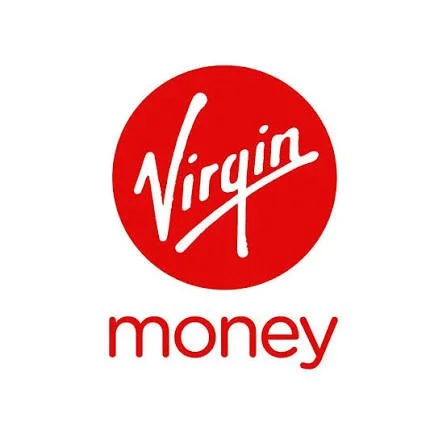 Virgin Money logo with a red circle and white text.
