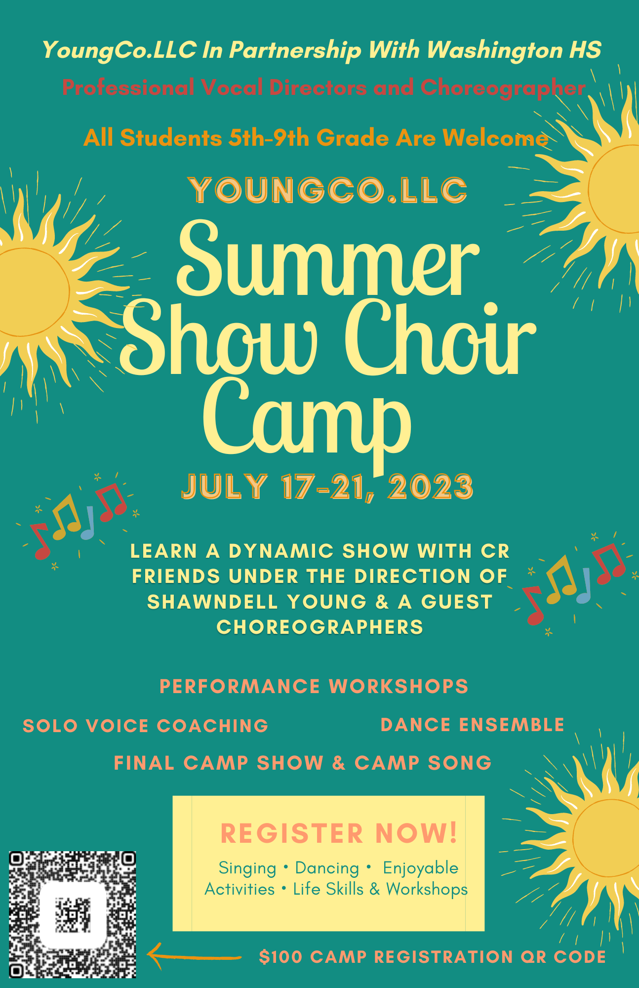 YoungCo. Summer Show Choir Camp 