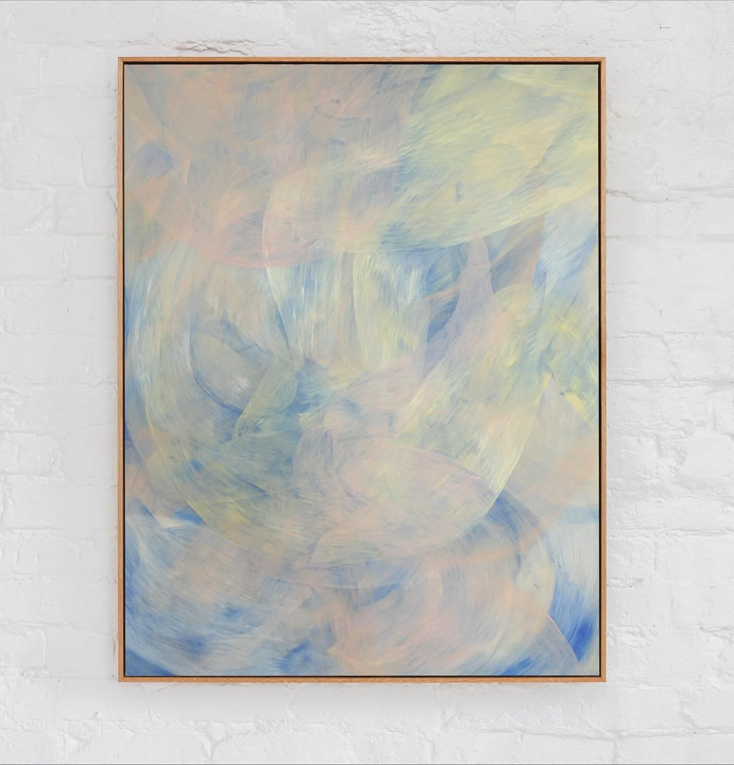 A breather of a new piece 🌫️ 85cm x 75cm.

#contemporaryart #abstractart #interiordesign