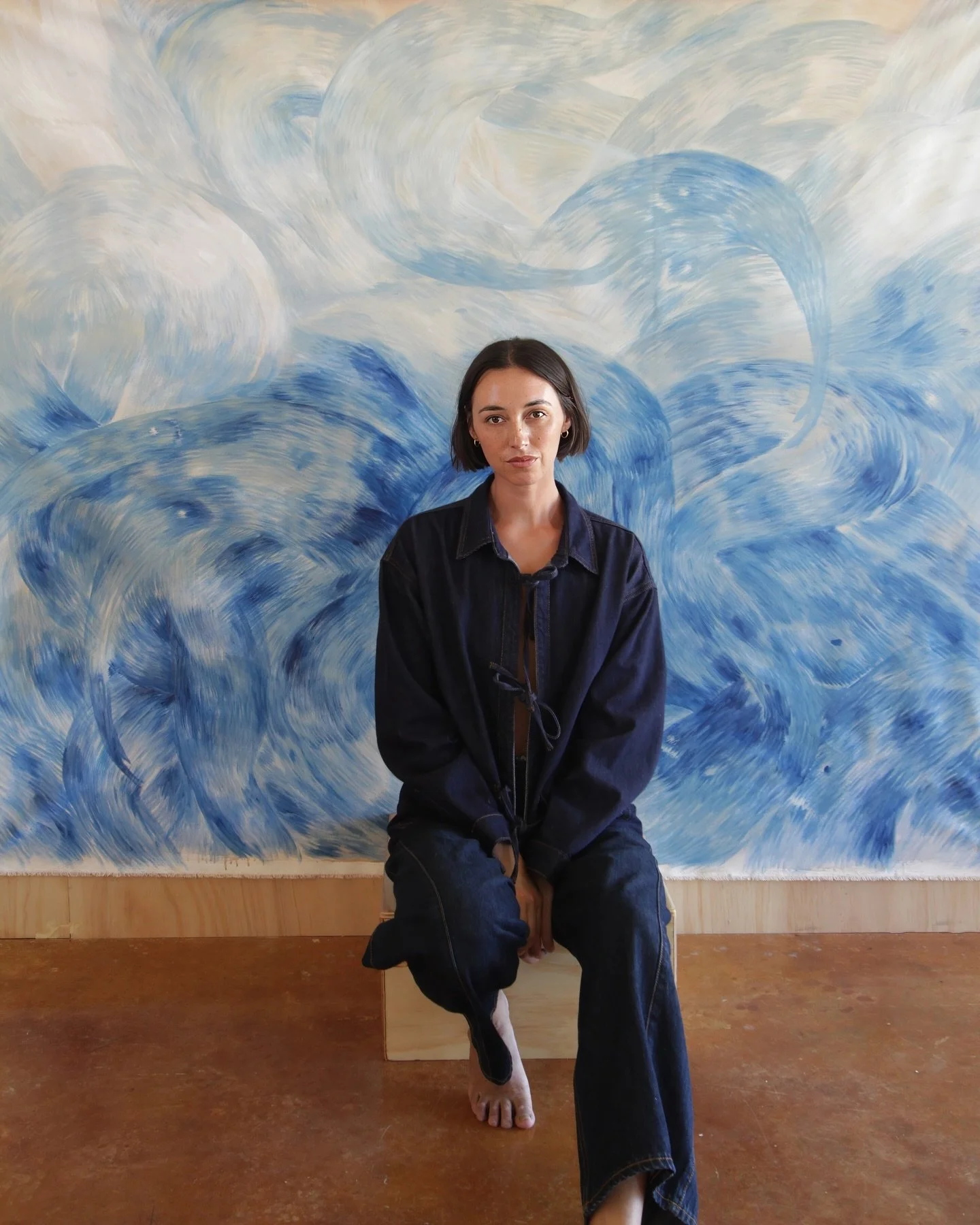 11 NEW WORKS &lsquo;A Blur Of Time&rsquo; launching with @tappancollective in LA, FEB 10. 

For previews of the new collection you can dm or email me, or reach out to Tappan directly 🫶🏽

Paintings pictured: &lsquo;I Was Listening To The Ocean&rsquo