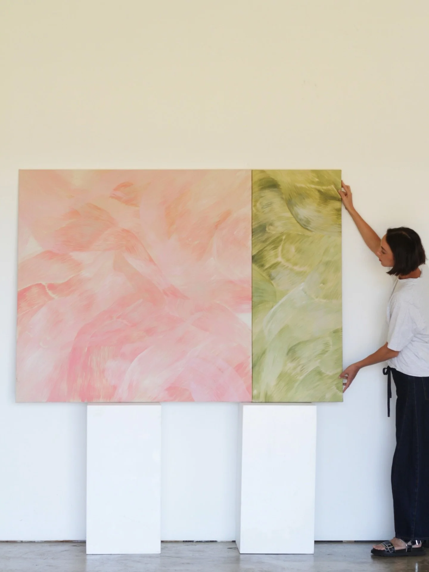 &lsquo;Symphony In Spring&rsquo; available with @tappancollective 

I love this piece. I don&rsquo;t keep any of my own art for my home (mainly because I see so much of myself everyday in my studio I prefer to fill my home with the works of other peo