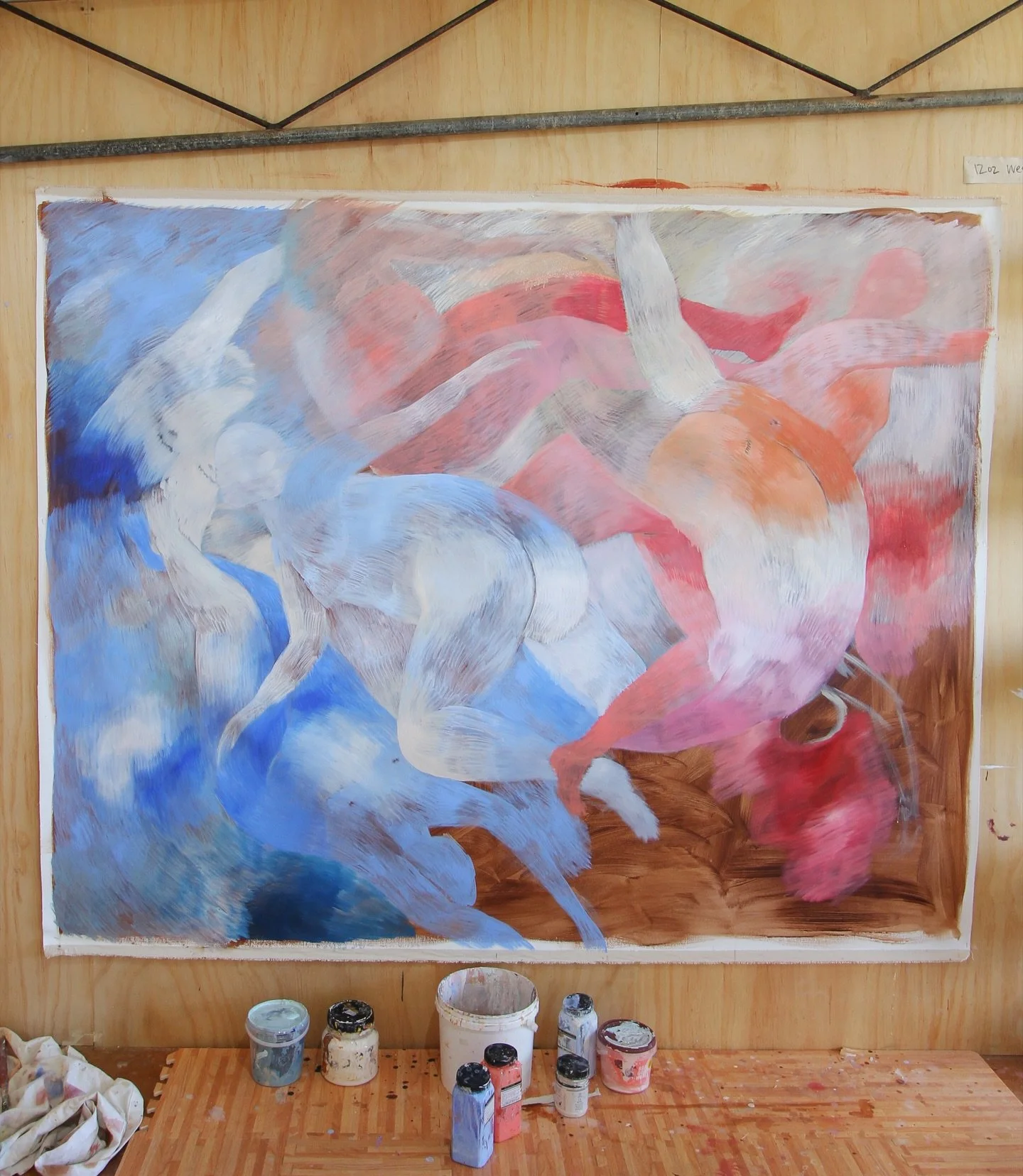 Draw me like one of your renaissance girls: Today and yesterday in the studio 💕

#contemporaryart #inthestudio #workinprogress