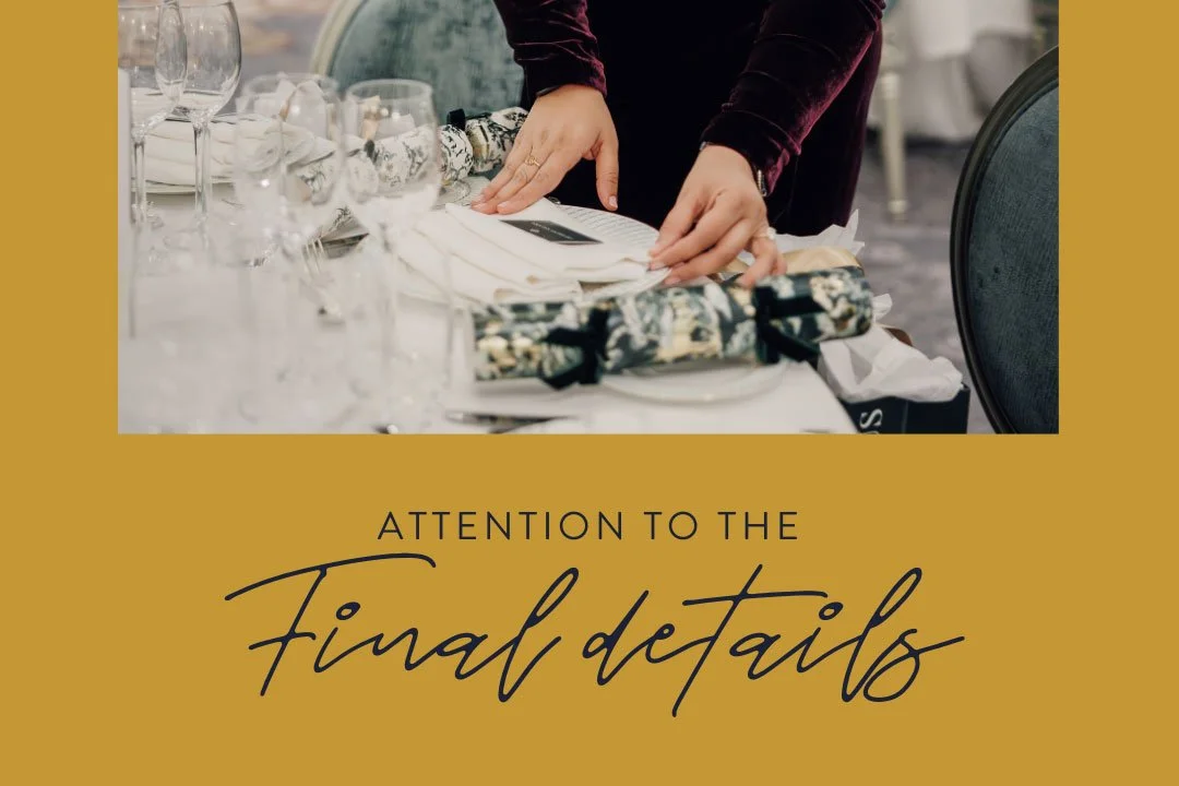 Attention to the final details