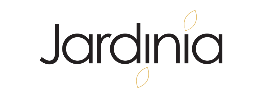 IDCC Design - Jardinia logo with stylized leaf designs