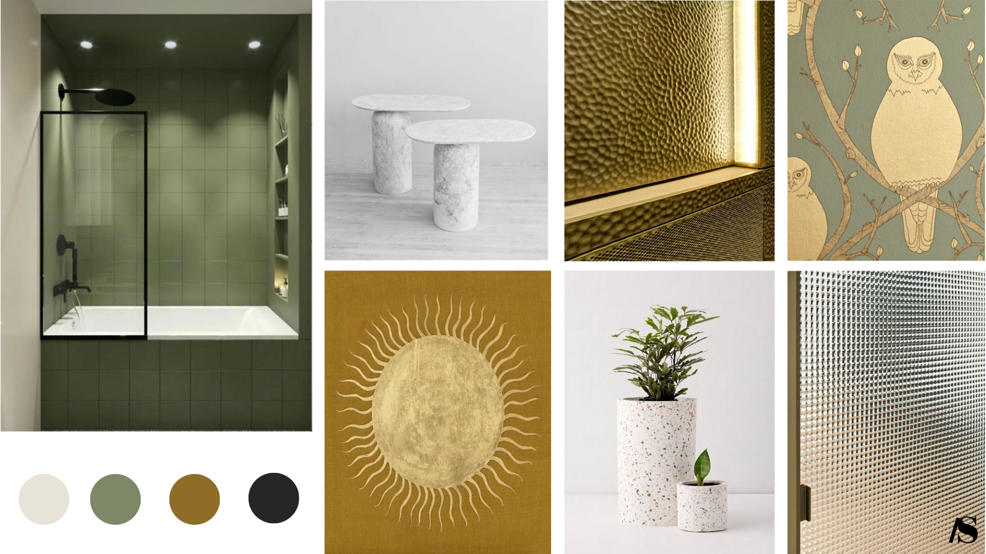 Moodboard badkamer ensuite