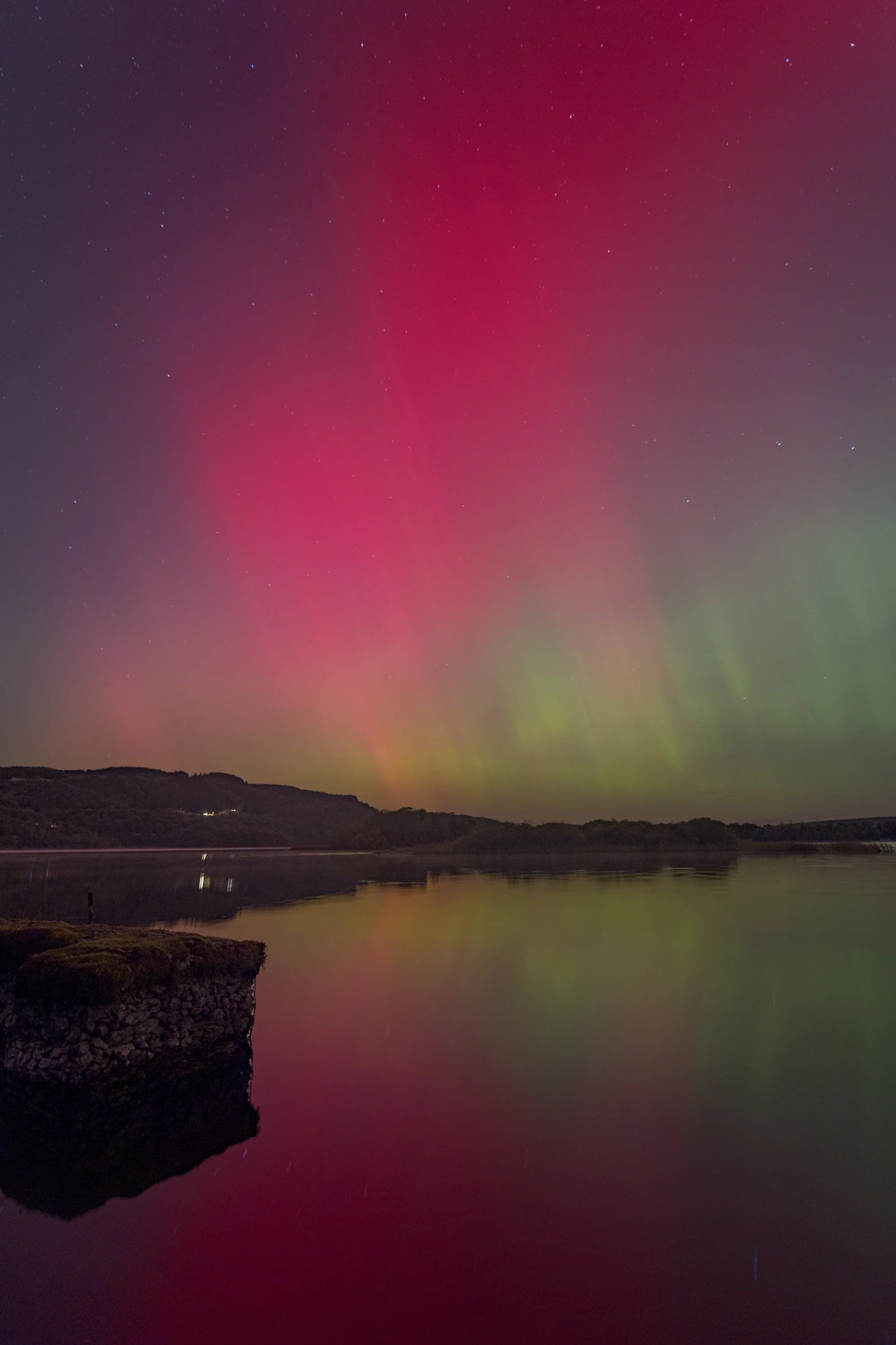Aurora comes to Lake Inchquin