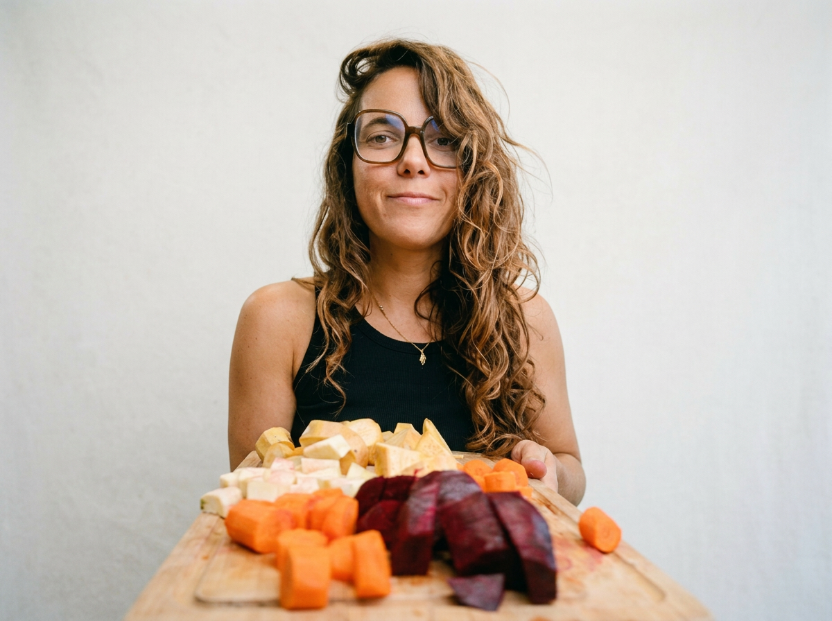 Postpartum chef preparing nourishing meals for new mothers in Lisbon and Cascais
