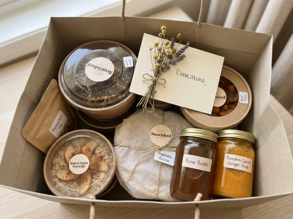 Freshly prepared nourishing postpartum meals from Nourished Mama in Lisbon, Cascais and Sintra.