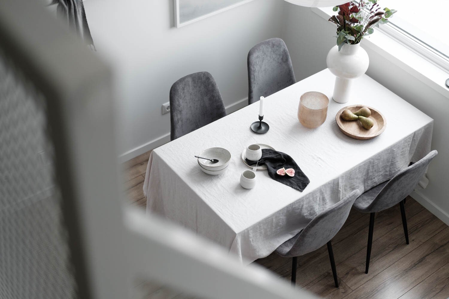 Dining table in studio