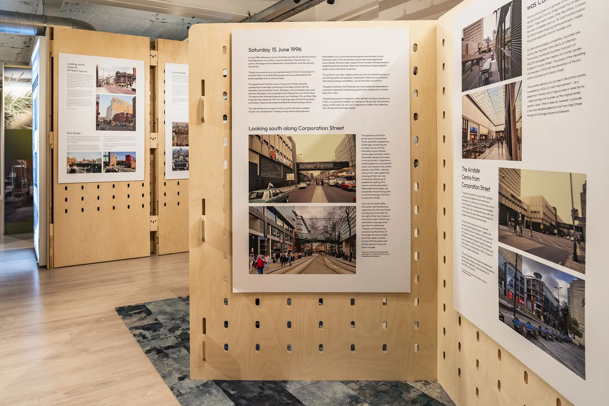 Manchester Then and Now exhibition