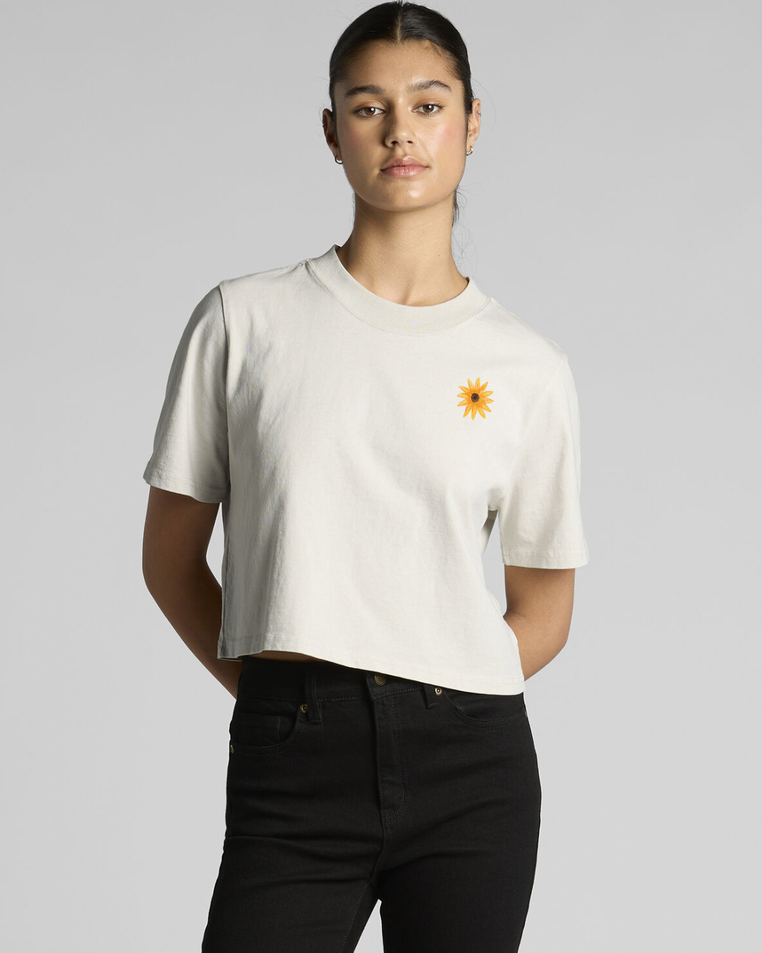 She Bloomed Anyways - Cropped Tee