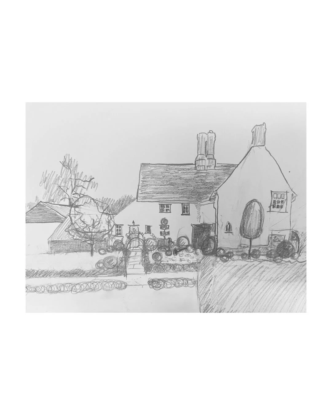 Recent design concept sketches for a Grade II listed house near Saffron Walden.  Sketching is an important part of my design process and helps me engage with the atmosphere of a place, as well as to quickly visualize design ideas. My clients seem to 