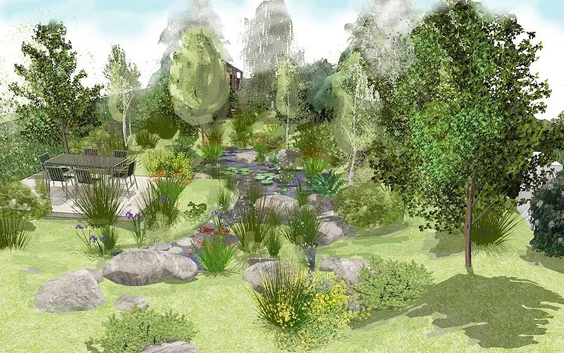 Naturalistic family garden for a mid-century style home 🌿

I&rsquo;ve recently been working on a design concept for a family garden in Letchworth Garden City, Hertfordshire. My clients&rsquo; mid-century style house was built in the 1970s and is cur