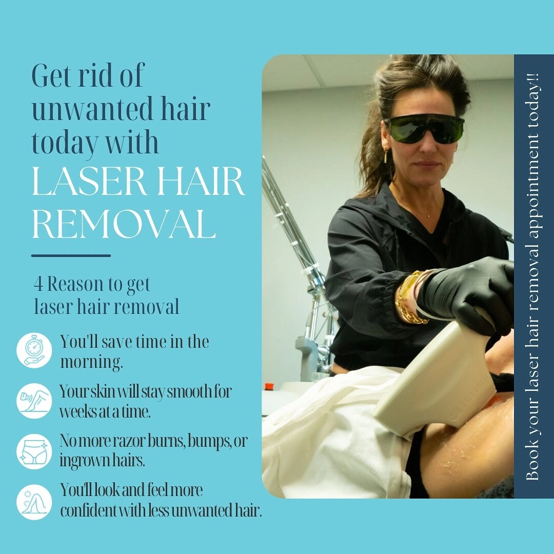 Are you trying to get rid of unwanted hair? Try laser hair removal and get summer ready!! Contact our med spa today!☀️👙⚡️

#laser #laserhair #laserhairremoval #springsummer #medspa #sciton #fortcollins #medicalspa