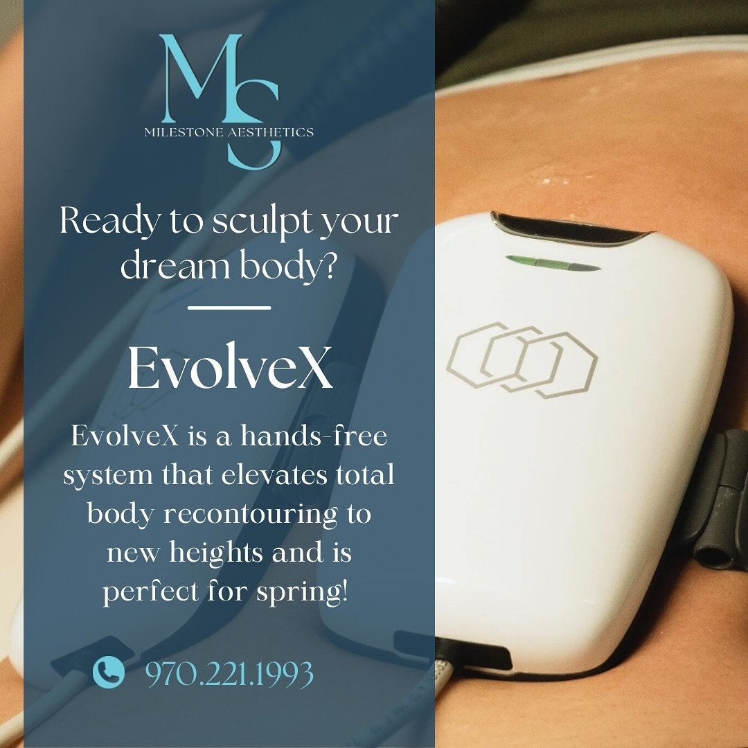EvolveX is the perfect total body recontouring procedure for spring!! Don&rsquo;t wait to sculpt your dream body! Contact us today!! 📞✨

#milestoneaesthetics #evolvex #evolvextransform #inmode #sculpt #bodysculting #fortcollins