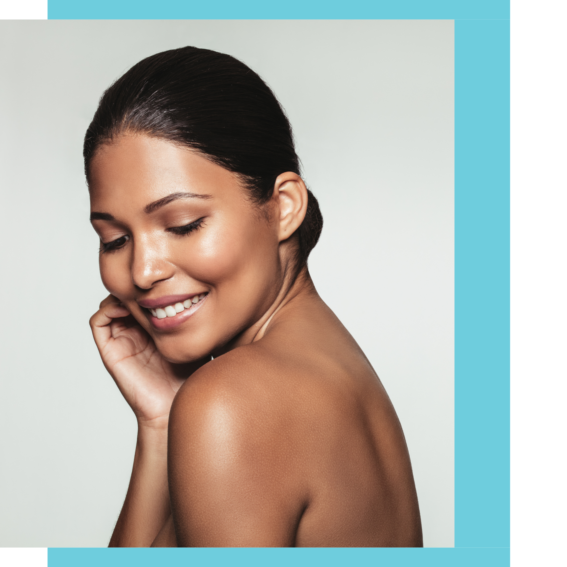 Woman with smooth skin from EvolveX