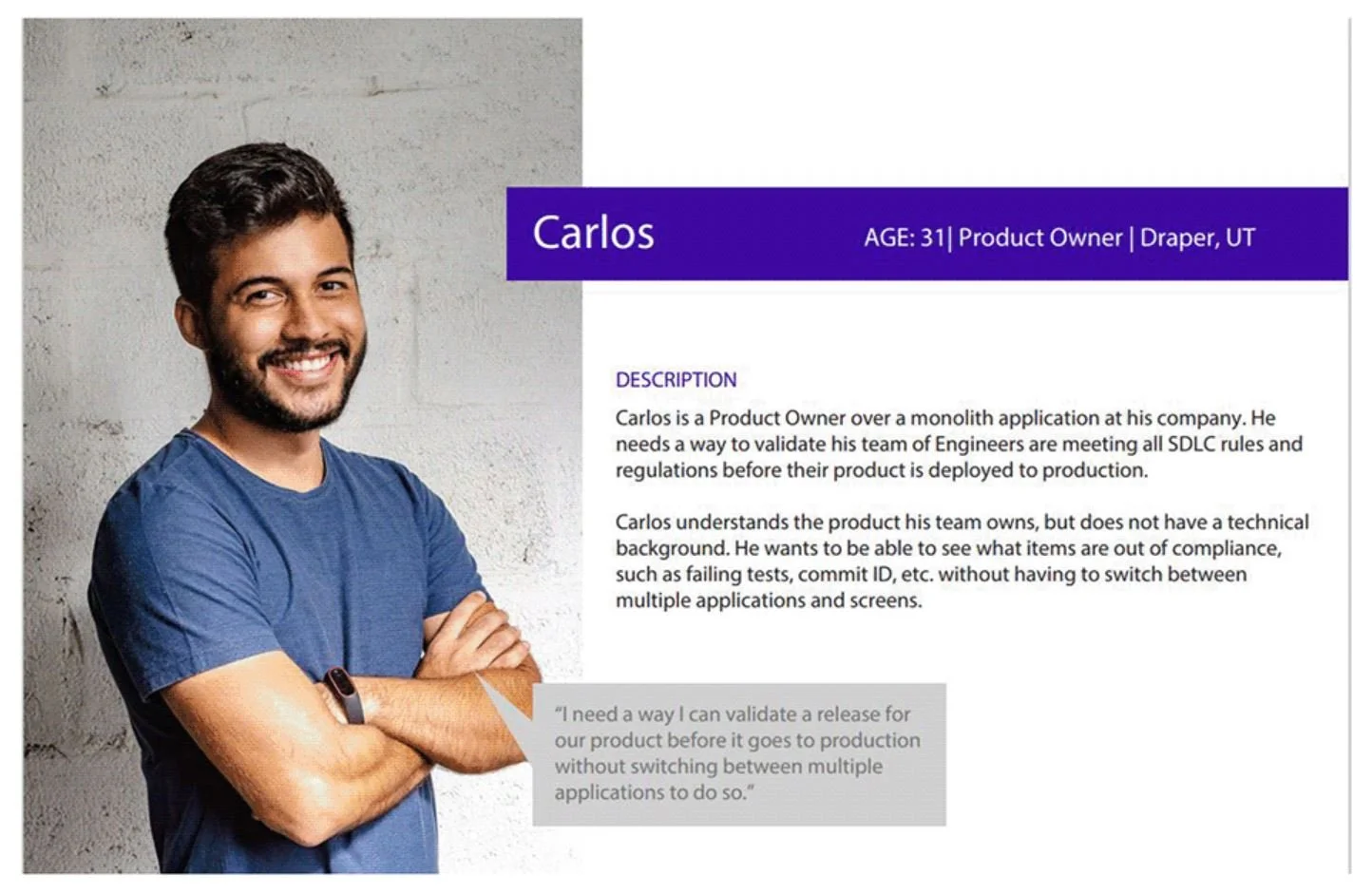 Product owner persona