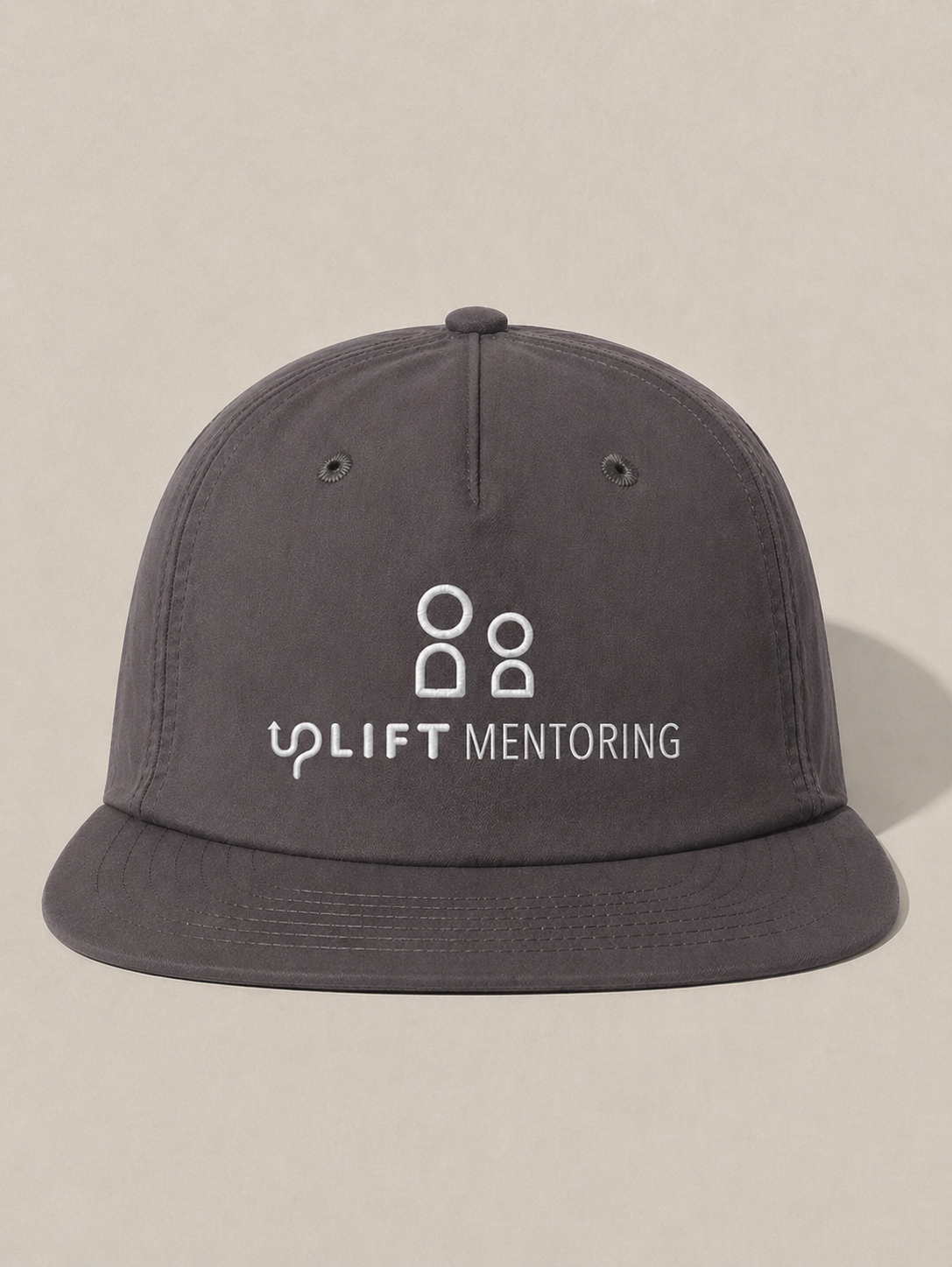 Uplift Charcoal Hat Mockup FRONT.png