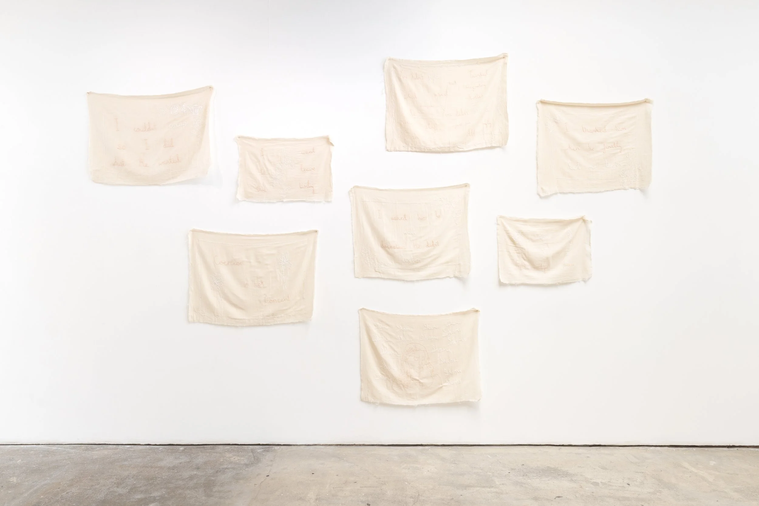 'Untitled' - Embroidery Installation (2025)