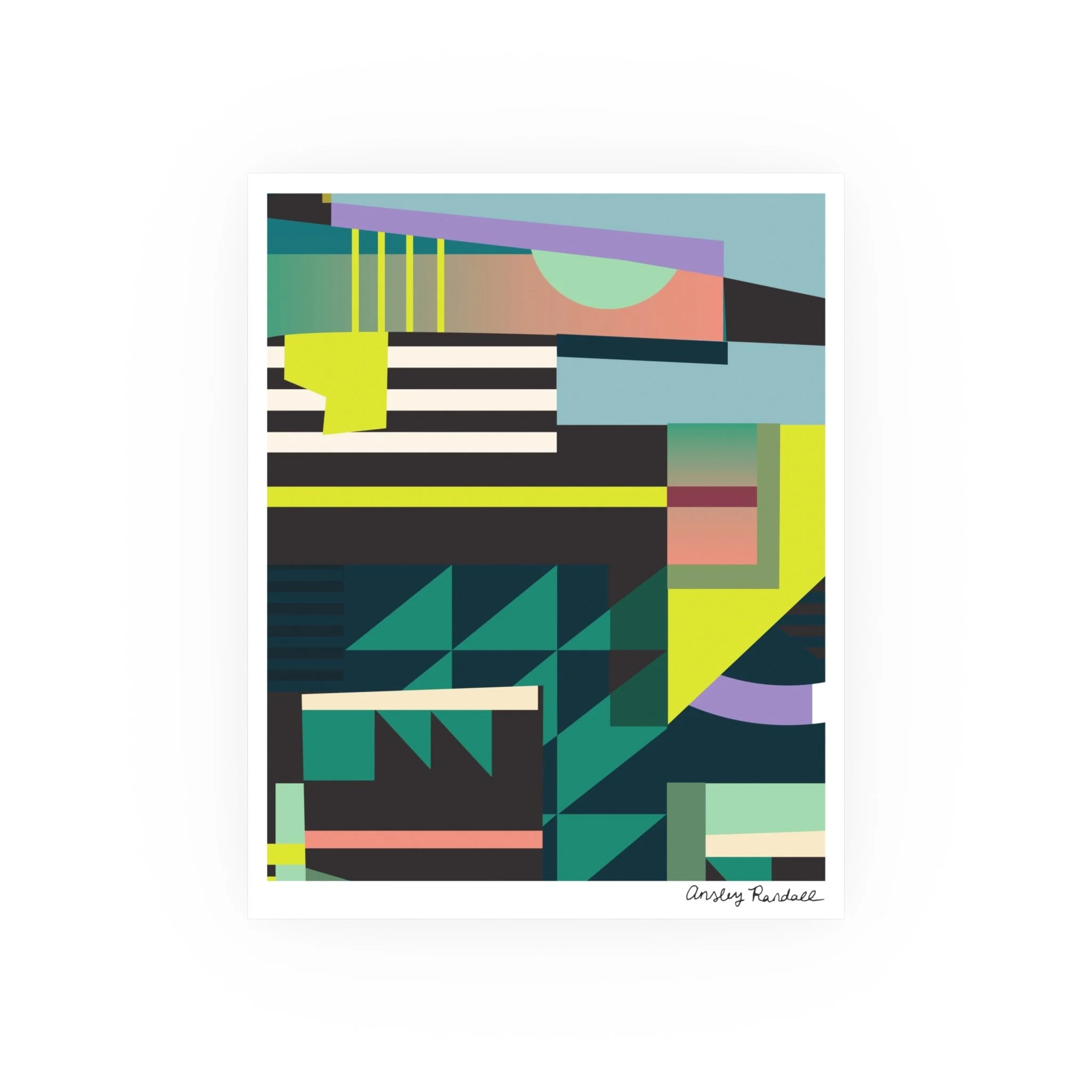 Car Park Mural Art Print