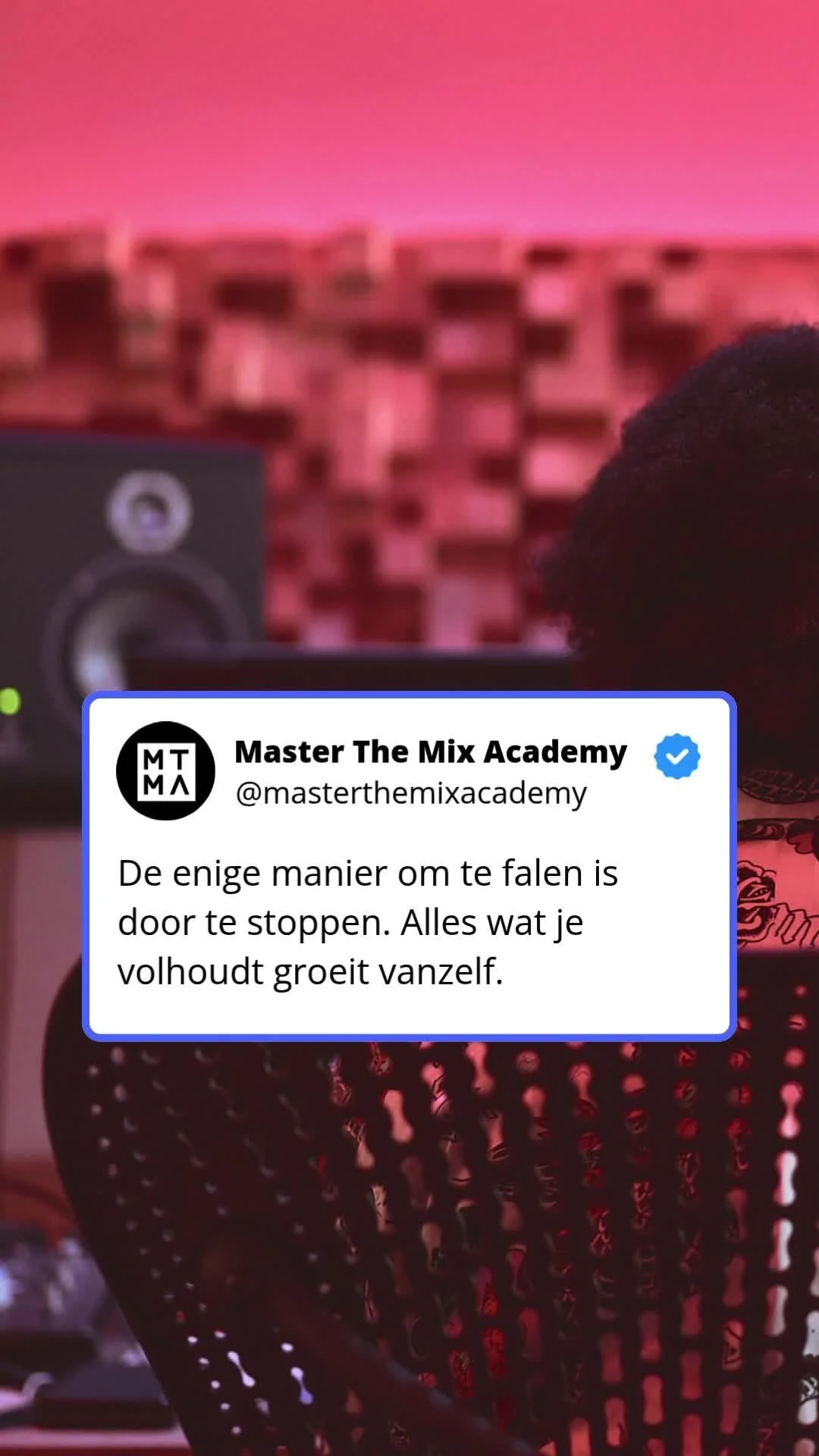 Blijf volhouden, ook als het even tegenzit! 💙
#musicproducer