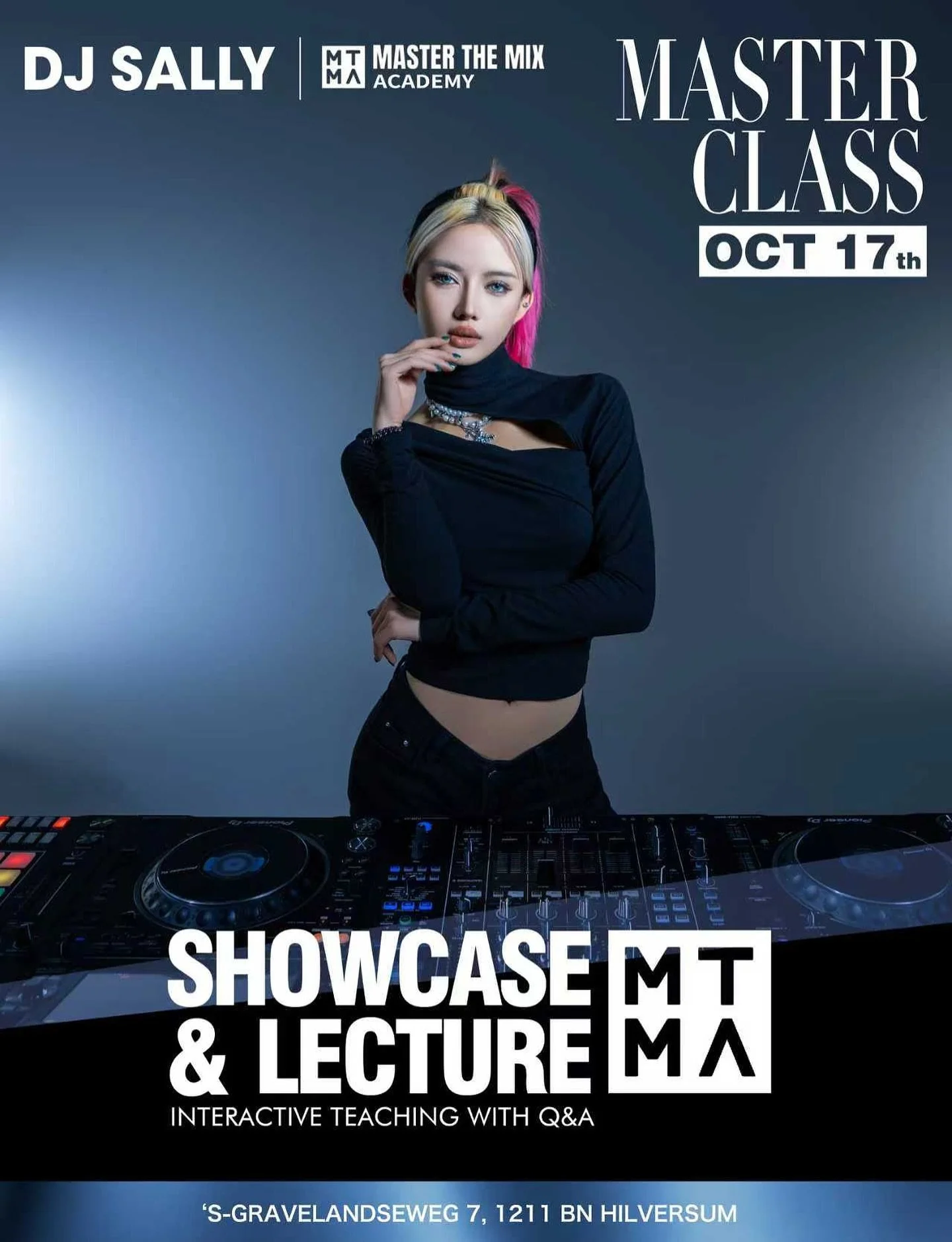 Tonight @djsallymusic takes over the decks at Master The Mix Academy! She&rsquo;ll be showcasing her DJ skills and sharing valuable insights with our students. 💙🎶

#djsally #masterthemixacademy