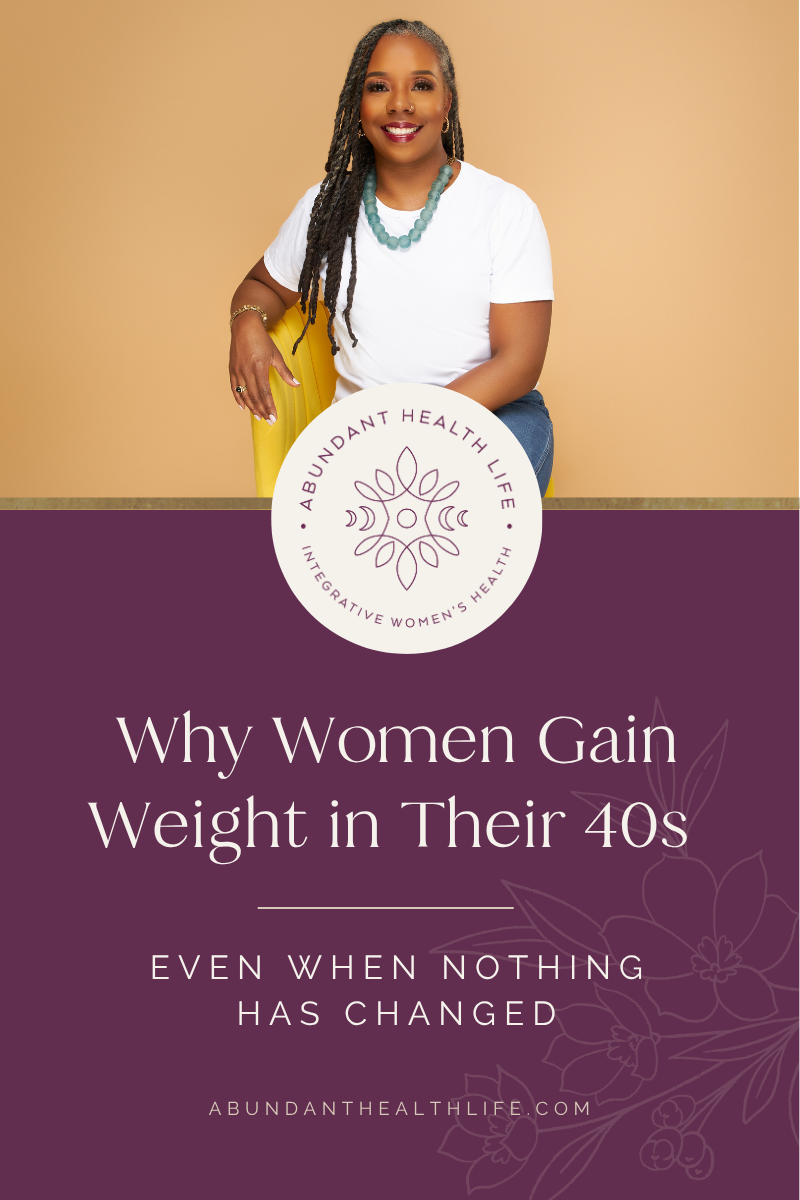 Why Women Gain Weight in Their 40s  