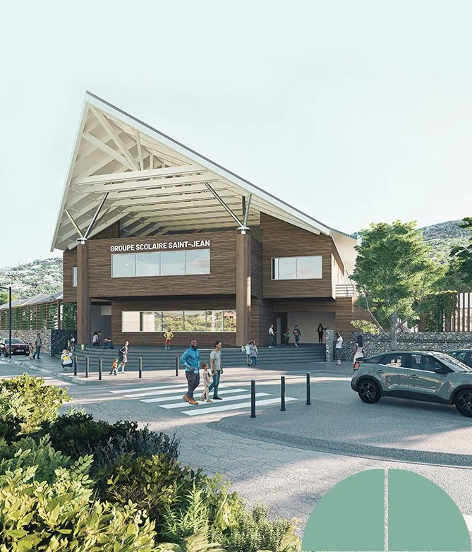 Conception d'une école maternelle et primaire à Saint-Barthélemy - Guadeloupe - Moma Architecture