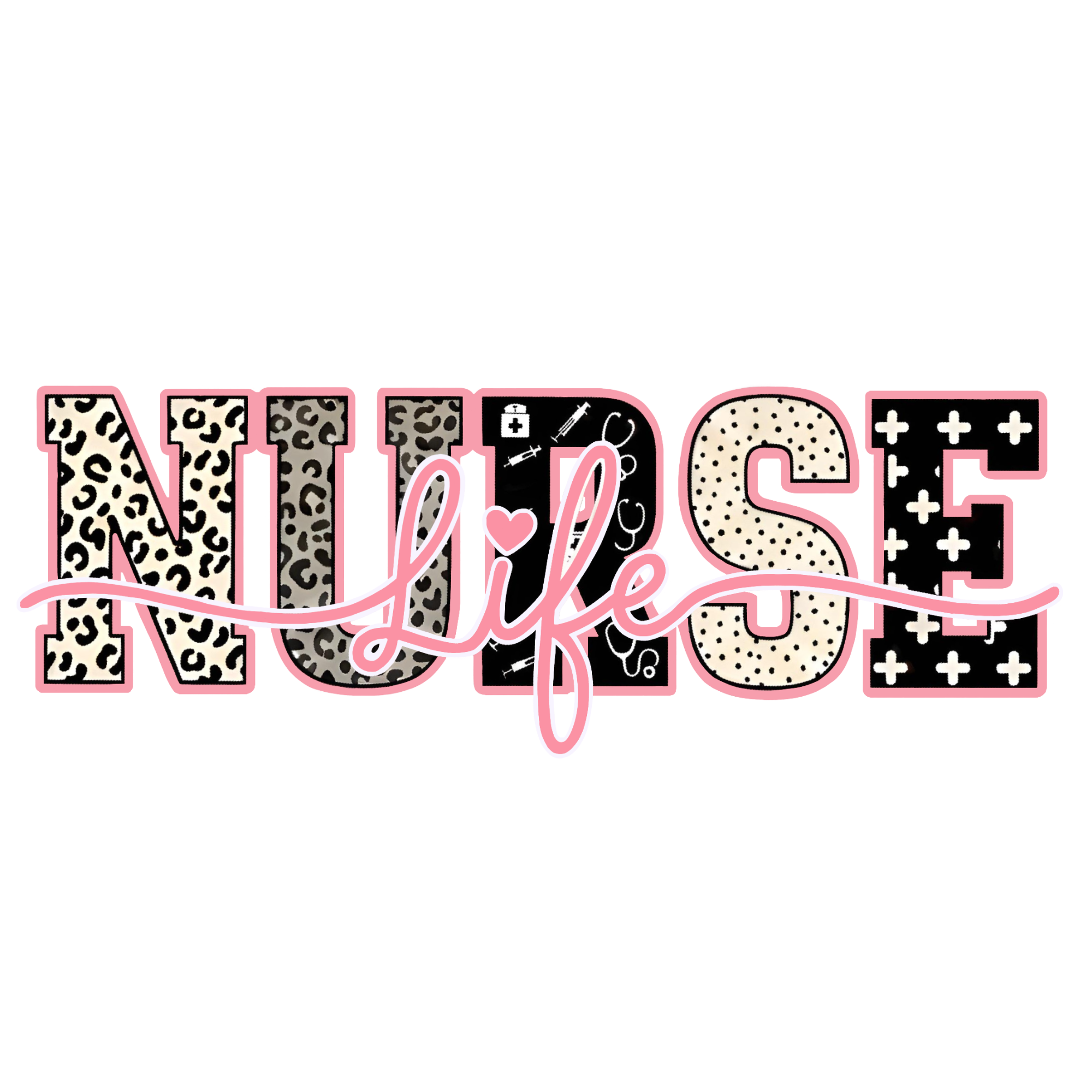 Nurse Life DTF Print
