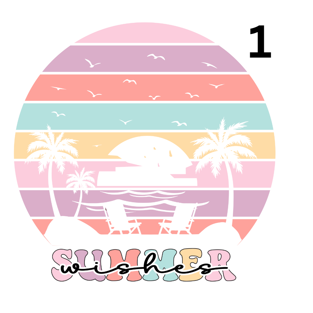 Summer Vibes 2 Designs To Choose From Direct To Fim Print
