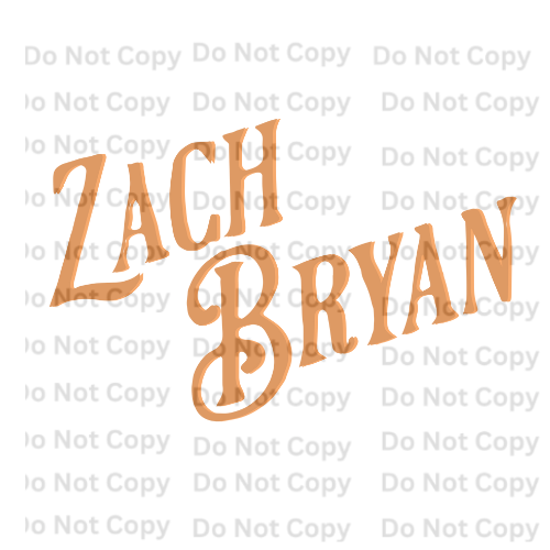 Zach Bryan Orange