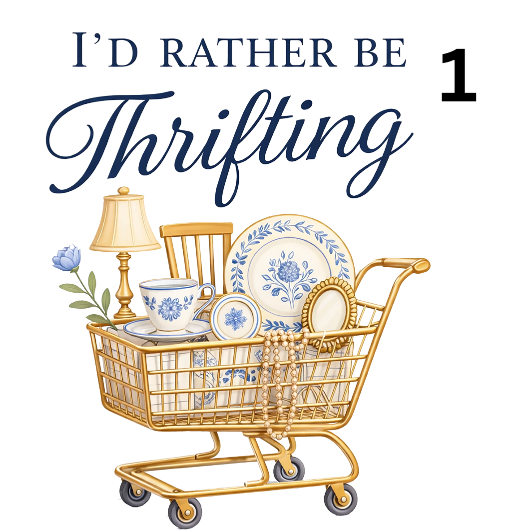 I'd Rather Be Thrifting 4 Designs To Choose From Direct To Film Prints