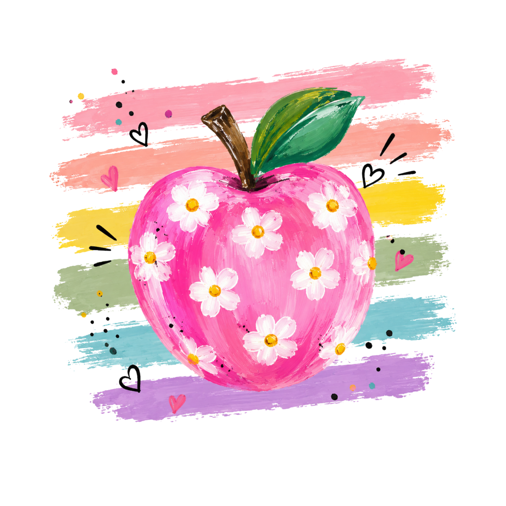 Teacher Apple Pastel Colors Stripes -27.png
